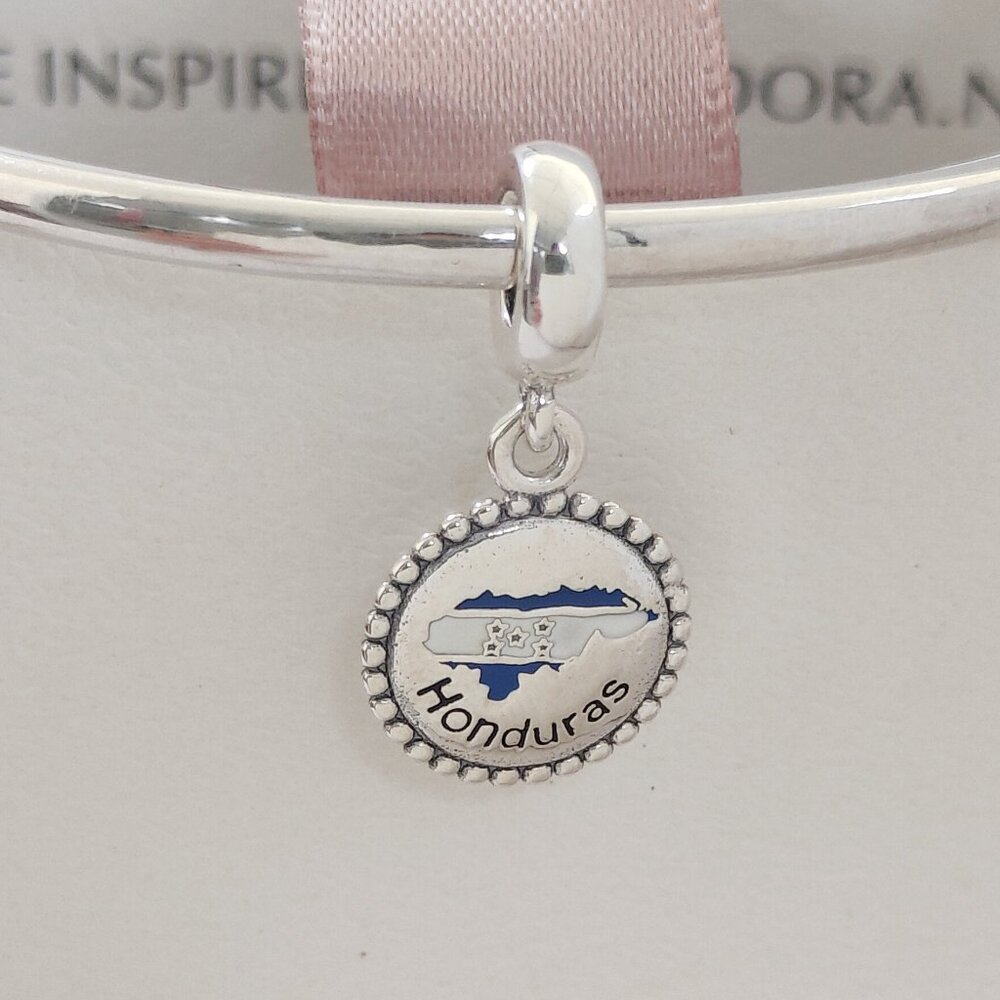Pandora Honduras Map Exclusive Dangle Charm with box